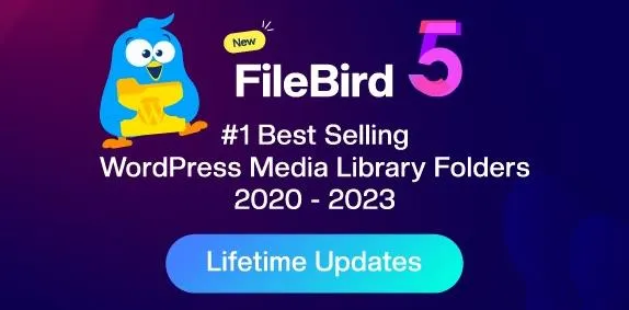 FileBird-Pro V5.4.2-非常漂亮的wordpress媒体分级文件管理工具