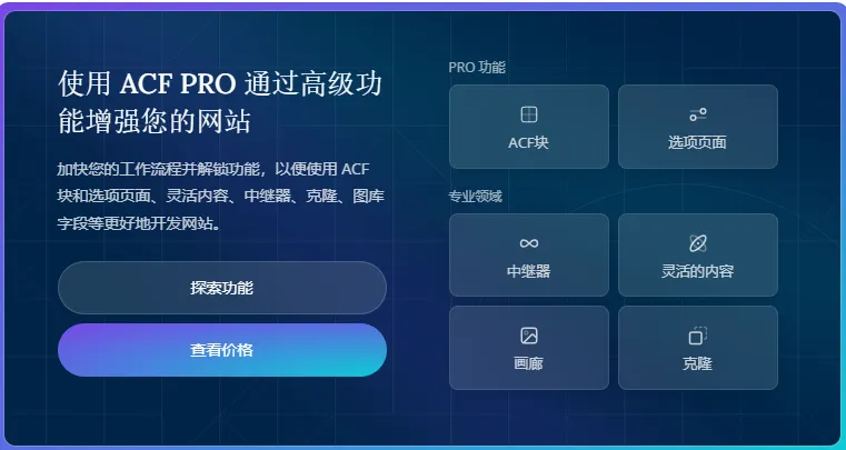 ACF插件入门教程（2025新版）